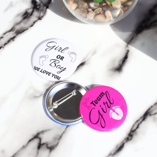 Custom round pin button 2.25 inches for events and promotions