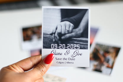 NFC Save the Date Invitation Magnet - 2.5" x 3.3"