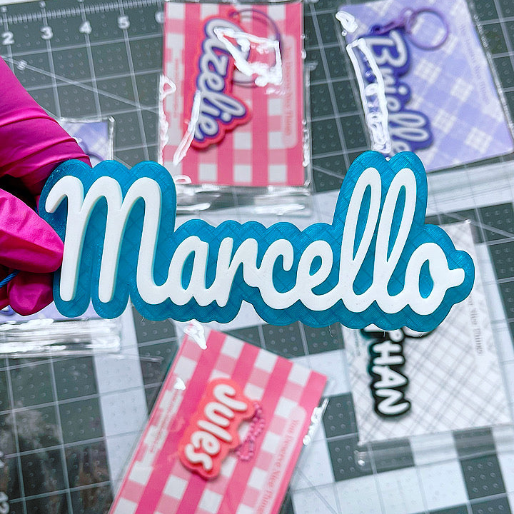 3D keychain and Bag Tag