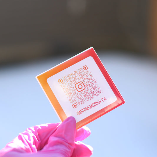 Custom square photo magnet 2.5 inches with family photo