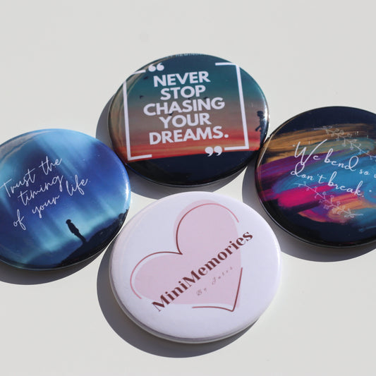 Round custom photo magnet 2.25 inches handcrafted in Canada
