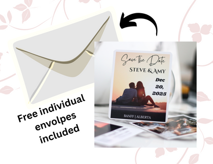 Save the Date Invitation Magnet - 3.5" x 4.0"
