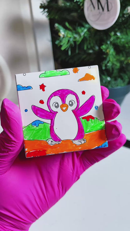 Dry erase color magnet